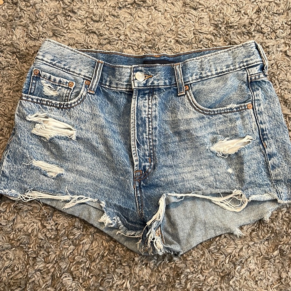Aeropostale boyfriend short denim shorts